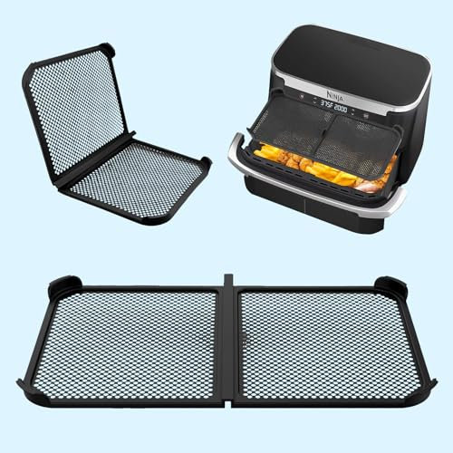 Spritzschutz für Ninja Foodi Flexdrawer AF500EU, Silikon Spritzschutz für Ninja 10,4 L Heißluftfritteuse AF500, Effektiver Heizspiralenschutz Airfryer Zubehör, faltbar, wiederverwendbar