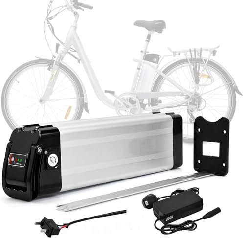 Batterie de vélo électrique 36V 10Ah Batterie Ebike 36V 10AH 5 épingles Haute Puissance avec Chargeur Batteries pour vélo 36V pour 250W 350W 400W 500W 800W 1000W Motor 36V 10AH 2 Pin 1000W