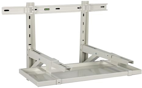 Soporte Para Aire Acondicionado Mini Split de Montaje en Pared，base de Soporte de Condensador Universal Resistente A La Intemperie，soporte de Soporte Para Unidad de Aire Acondicionado Exterior