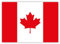 10 x Aufkleber Kanada-Flagge, 7,4 x 5,2 cm für innen und außen