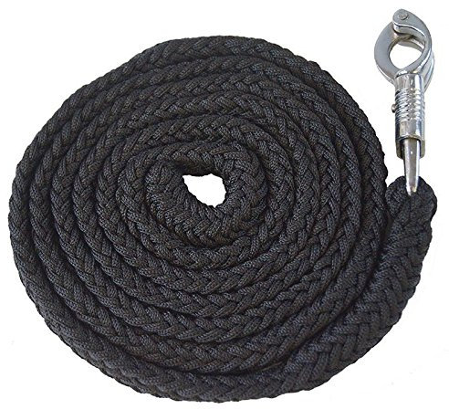 German Riding Führstrick Meadow mit Panikhaken, Länge ca 2,2m (schwarz)