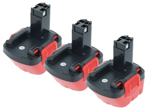 vhbw 3X Akku Ersatz für Bosch 2 607 335 709