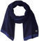 Calvin Klein Damen Satin Border Chiffon Scarf Modischer Schal, Marineblau, Einheitsgröße