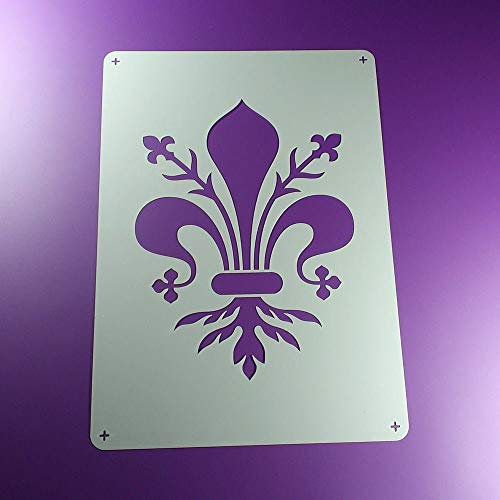 Schablone Florentiner Lilie Fleur de Lis - BE34