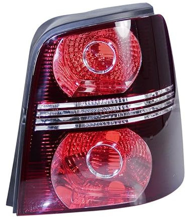 BESTPRICE 1x Heckleuchte rechts glasklar/dunkel ohne Lampenträger Kompatibel mit VW TOURAN (1T1, 1T2)