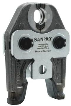 Sanpro Pressbacke/Presszange - M - Profil, Größe M 18 (M28 M12 M15 M18 M22 M35 22 15 12 18 28 35 Edelstahl Fitting Rohr Pressmaschine Radialpress Backe Edelstahlfitting)