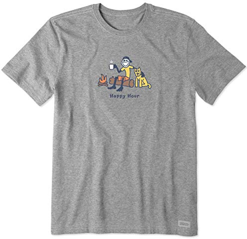 Life Is Good Happy Hour Camping T-Shirt Unisex - Adulto