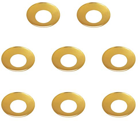 Auswahl Sorte + Menge - Kerzentülle Kerzeneinsatz Kerzenhalter Tropfenfänger aus Metall, für Baumkerzen, Puppenkerzen, Pyramidenkerzen Tafelkerzen und Teelichter - hier 8 Stück Tropfenfänger 22 mm