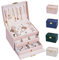 hombrima 3 Layers Travel Jewelry Box, Jewelry Storage Organizer Cases with 2 Drawers and Lock for Women’s Necklace Earrings Rings Bracelet (Pink)