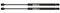 2x f.becker Dämpfer Heckklappe 480 N 2005-2010 passend für Skoda Octavia Combi 1Z5 2.0