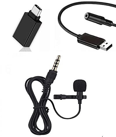 Project Telecom Lavalier Lapel Microphone (3.5mm/USB-A/USB-C) – Clip-On Mic with Metal Clip, Aluminum Alloy Build & Windshield for Phone, PC, Laptop, Zoom, Podcasting, Recording