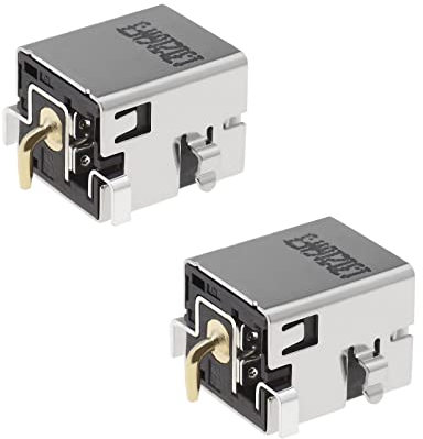 The Lord of the Tools 2pcs Prise d'alimentation CC Connecteur Port de Charge Type de Soudure pour Ordinateur Portable Compatible avec ASUS K43SV K53E K53SC K53SD K53SJ