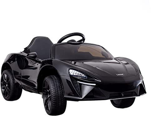 Sportwagen McLaren Artura für Kinder mit Fernbedienung, 3-5 Jahre bis 30 kg, Premium Soundsystem mit Motorsound, Hupe, USB - Lizenziertes Kinderfahrzeug