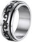 Supcare Anxiety Ringe Frauen Celtic Knot Bandring Spinnerring Edelstahlringe Drehbar Rattan Keltischer Knoten Ring Silber Fingerring Anti Angstring Hip Hop Engagement Ring Schmuck für New Year