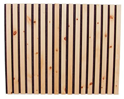 Zirbelino 0,39m² (1 Stk.) - 55x70cm Akustik-Wand-Paneel mit Zirbenholz auf Nadelfilz - flexibel, biegsam - Wandverkleidung - Akustik Schalldämpfer