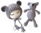 0–2 Monate gestrickte Wolle, Winter, Unisex, Babymützen, Neugeborenes Baby, Bärenmütze, Set, Mädchen, Jungen, Fotografie, Häkeln, Stricken, Kostüm, grau, Einheitsgröße