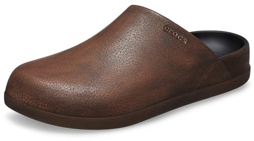 Crocs, Unisex Adult, Dylan Burnished Clog, Mocha, 10 UK Men