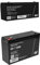 AGM 6V 15Ah + 6V 12Ah Akku Vlies Batterie VRLA Blei Batterie Bleiakku Ersatzakku Akkubatterie Versorgungsbatterie Zyklenfest Wartungsfrei UPS USV Notstrom Batteriebackup Verkaufsautomaten