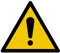 W001 - Gefahr allgemeines Signal - Warnschild - Maße wählbar - Norm ISO 7010