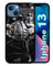 Générique Coque pour iphone 13 - Rugby Noir et Blanc - Silicone - Noir