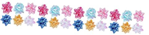SHINEOFI 120 STK Sternblumendekoration große Weihnachtsschleifen Rot Geschenke Weihnachtsbaumschleifen Geschenkschleifen Blumenschleifen ziehen Mini Korb kleines Geschenk