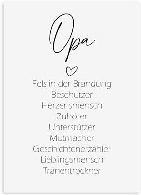 Nastami Postkarte SYNONYME (Opa)