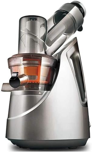 CRBUDY Spedisci spremiagrumi Lento, estrattore di succhi di masticazione a Freddo, Facile da Pulire, Funzione inversa, con Pennello e Ricette, fengong Senza BPA