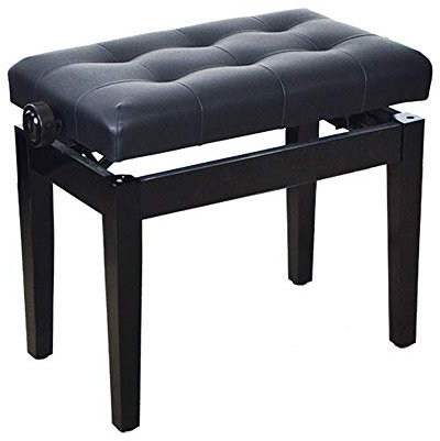 XDAWQP Klavierbank, Elektrisch, Antike Kunst, Verstellbar, Klavierbank, Hocker, Klavierhocker, Einzel-/Doppel-Hebe-/Verstellbares Bücherregal，