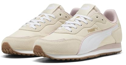 PUMA St Miler Rose, Scarpe da Ginnastica Donna, Gum Bianco Avorio Satinato, 42 EU