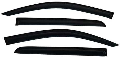 PENGNAQP Auto Windabweiser Kompatibel mit JAC für Frison T6 T8 2015 2016 2017 2018 2019 2020 2021 2022 2023 Seitenfensterabweiser Visier Sonne Regenschutz Wetterschutz