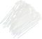 HLJMRD 100PCS Strong Cable Ties Clear, 8.8mmx500mm Self-Locking Zip Ties for Binding and Cord Management, Wire Ties, White Cable Ties Heavy Duty