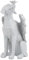 Duronge Statua Pietra Commemorativa Cane, Figurine Angelo del Cane, Regali Commemorativi Cane, Statua Decorativa Giardino per Onorare Il Caro Cane, per Casa, Giardino, Cortile