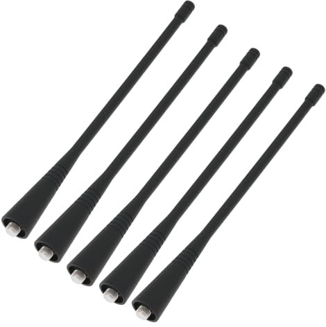 Create idea Antenna UHF 400-470 MHz, antenna Talkie, compatibile con Motorola GP88S, GP328, GP338, GP3188, GP3688, GP2000, GP328PLUS, GP88S, 16,9 cm, confezione da 5