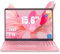 Amita 15,6 Rosa Laptop, 12.Gen N95 (bis zu 3,4 GHz),16 GB DDR4 RAM, 1TB NVME SSD,Win 11Pro & Office 365,Tragbares Notebook mit hintergrundbeleuchteter Tastatur,Dual-Band WiFi (16+1T)
