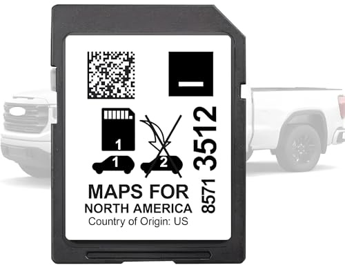 85713512 Navigations-SD-Karte, aktualisierte Nordamerika-Karten für 2019–2024 Enclave Encore Envision, CT4 CT5 XT6, Escalade, Camaro Corvette, Silverado Sierra Yukon