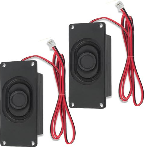 GERUI 2 pezzi DFplayer Mini 3 Watt 8 Ohm Mini altoparlante portatile con interfaccia JST-PH2.0 mm Pin per Arduino, progetti elettronici fai da te e monitor LCD TV