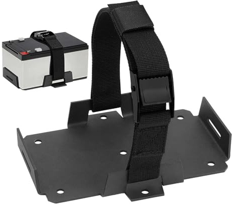 Battery Tray Holder | Leisure Battery Tray | Hold Down Kit | Heavy-Duty For Marine | universall Iron Car For Car Boat, Repairing Fixing