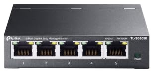 Switch a 5 porte Gigabit Easy Managed