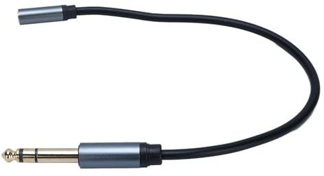 CFTGIW /4 Inch to 3.5mm Headphone Adapter 6.35mm /4 Male to 3.5mm /8 Female Stereo Adapter Cable for Amplifier Guitar Piano 1Ft 635mm Male Female F/Inch Headphone