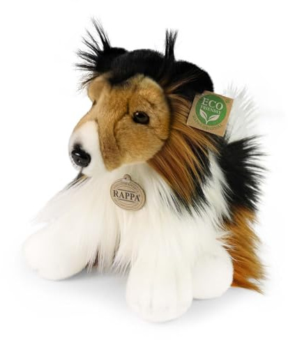 Rappa Plüschhund Rough Collie 28 cm umweltfreundliches Spielzeug