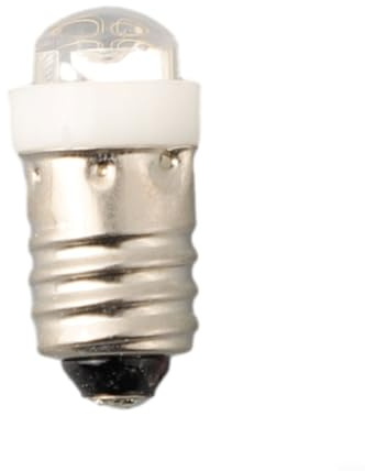 LED-Ersatzlampe, E10, 3 V, 4,5 V, 6 V, 0,5 W, 6000 K, weißes Licht für Taschenlampe, Laterne, Camping, Wandern, Outdoor-Sportartikel, Zubehör (6 V)