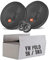 Lautsprecher Einbauset passend mit JBL Stage 2 64CFS 16,5cm System Auto Einbausatz für VW Polo 9N 9N3 Front