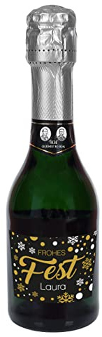 Herz & Heim® Geldermann Sekt Classique (0,2l) Sektgeschenk zu Weihnachten mit personalisiertem Etikett