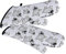 SPOTTED DOG GIFT COMPANY - Topflappen Handschuh, hitzebeständig extra lang Schaf-Motiv Küche Deko Tierliebhaber Geschenk für Frauen und Koch