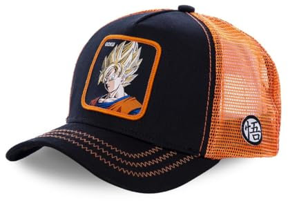 Capslab Unisex Casquette CL/DBZ/3/GO3 Baseball Cap, Noir, One Size