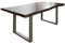 MASSIVMOEBEL24.DE Baumtisch Akazie 180x90x77 braun lackiert/U-Beine Silber matt Freeform 5