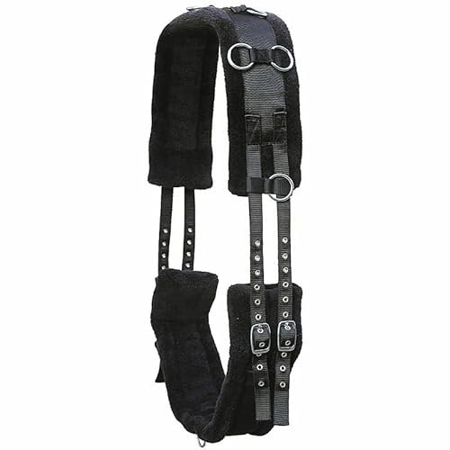 Euroriding Longiergurt Teddy schwarz - VB/WB