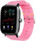 Giaogor Pink Nylon Woven Fabric Replacement Strap for Amazfit GTS 2 Mini/GTS 2 Smartwatch
