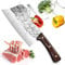Couteaux Cuisine Professionnel,Couteau de Boucher Lame Fortement Épaissie Pour Casser les Os, Hache de Boucher en Acier Inox Allemand de Haute Qualité, Pour la Maison et la Restaurant