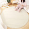 Kinderteppich Rund Waschbare fürs Babyzimmer Kleinkinderzimmer Wohnzimmer Schlafzimmer Bereich Teppich Groß Kinderteppiche Runden Teppiche Flauschige Matte Kinder Schutzmatten Kindermatte 100 CM